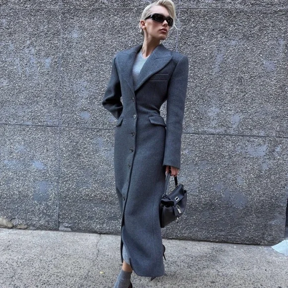 Helsa NWOT HELSA ITALIAN WOOL BLEND TOPCOAT - Picture 3 of 14